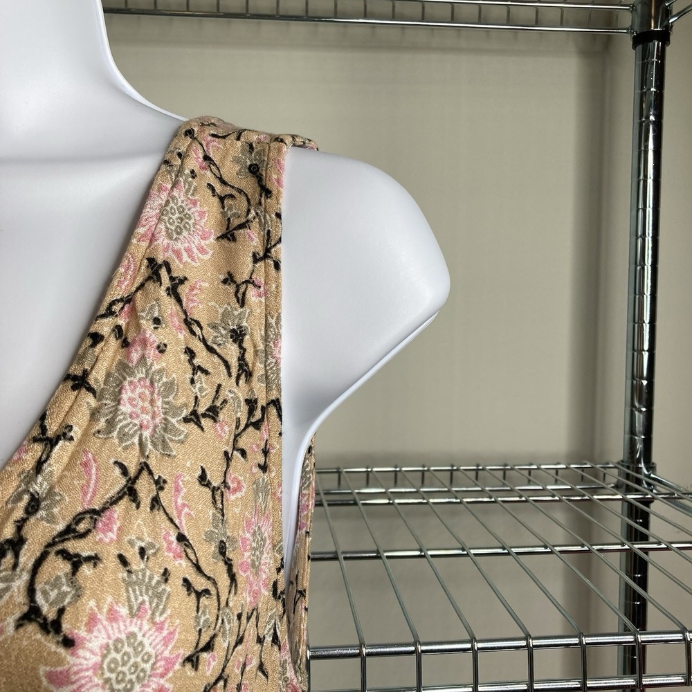 Lucky Brand Women's Floral Boho Maxi Dress Size S Boho Hippie Festival Flowy - Picture 9 of 12